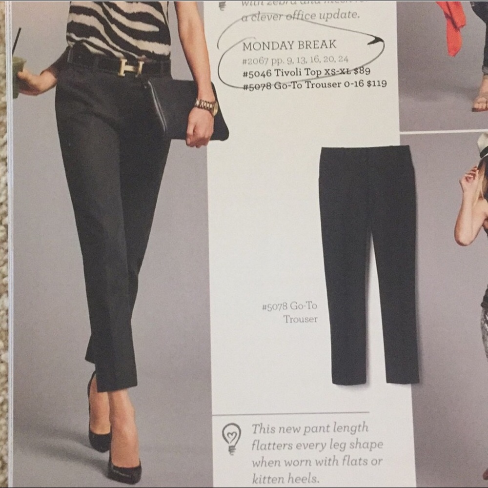 Cabi Go to Trouser. Size 4. New with Tags